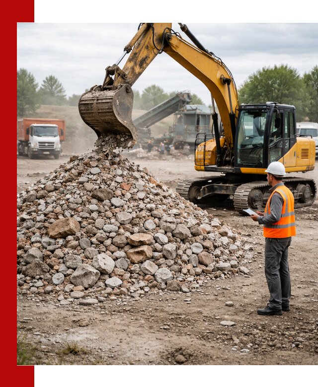 Доставка и вывоз строительного боя в Угличе
