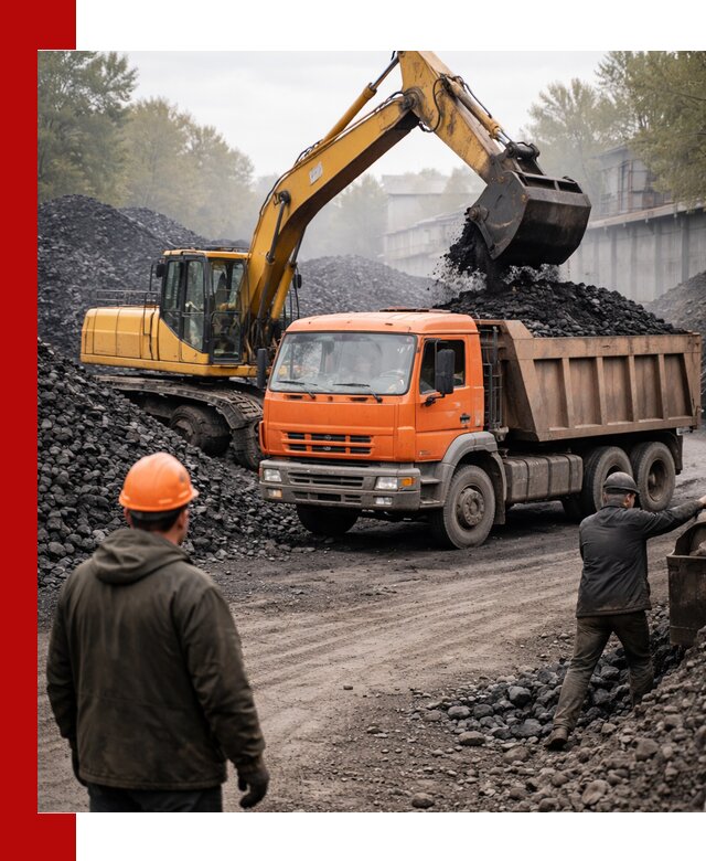 Доставка угля автотранспортом в Угличе быстро и выгодно