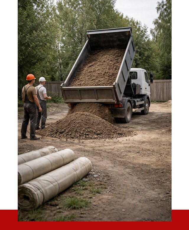 Доставка сыпучих материалов самосвалом в Углич от 4376 р. | ПРОНЕРУДГлч