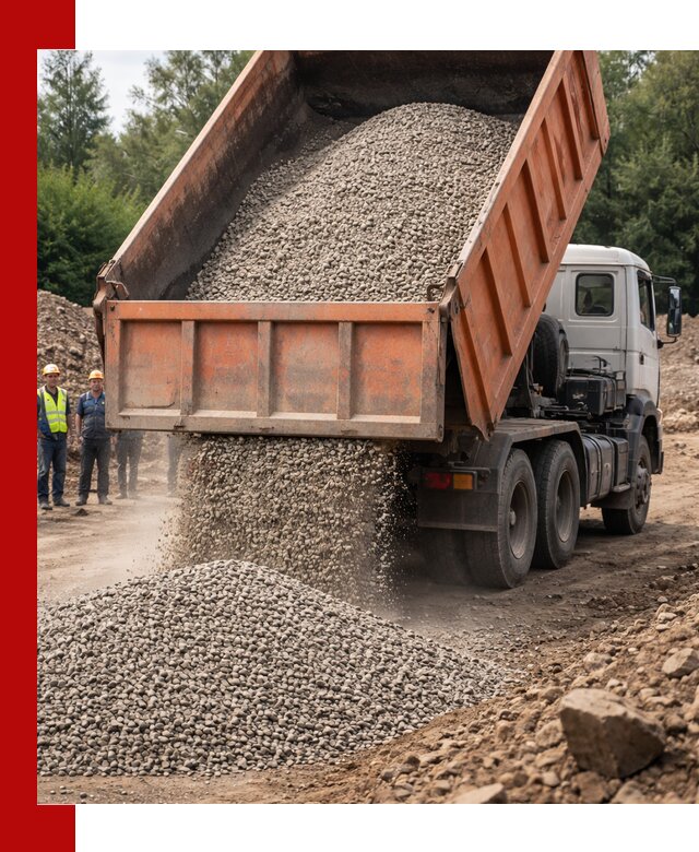 Доставка сыпучих материалов самосвалом в Угличе быстро и надежно