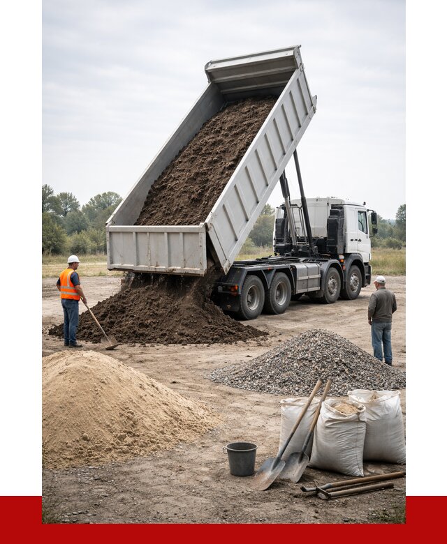 Доставка самосвалом 30 кубов в Угличе от 8857 р. | ПРОНЕРУДГлч