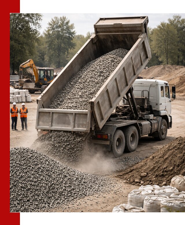 Аренда самосвала в Угличе для доставки сыпучих и нерудных материалов