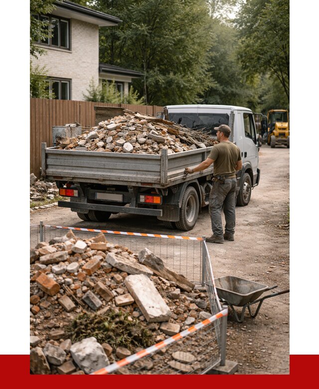 Вывоз строительного мусора с погрузкой в Угличе от 7815 р | ПРОНЕРУДГлч