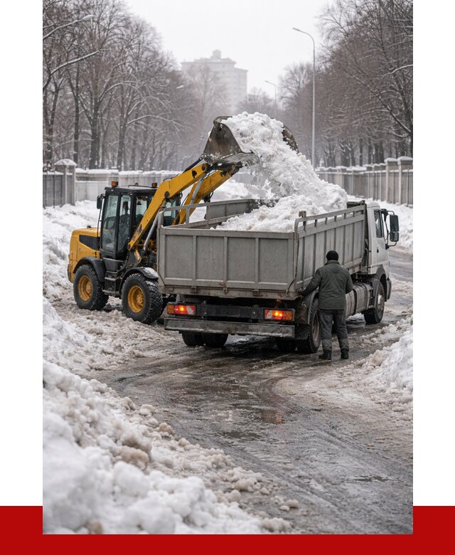 Вывоз снега с погрузкой в Угличе от 3647 р. ПРОНЕРУДГлч