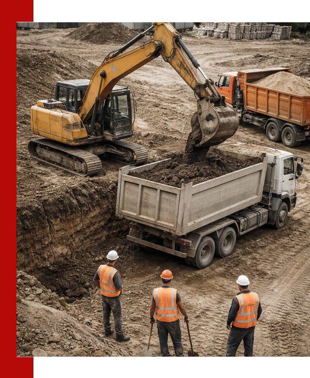 Разработка грунта для строительства и благоустройства в Угличе