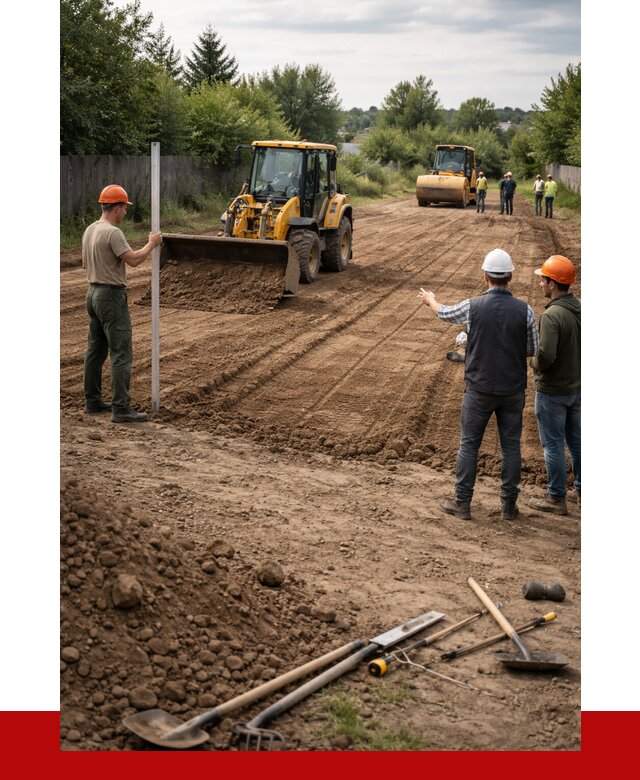 Планировка участка грунтом в Угличе от 4689 р ПРОНЕРУДГлч