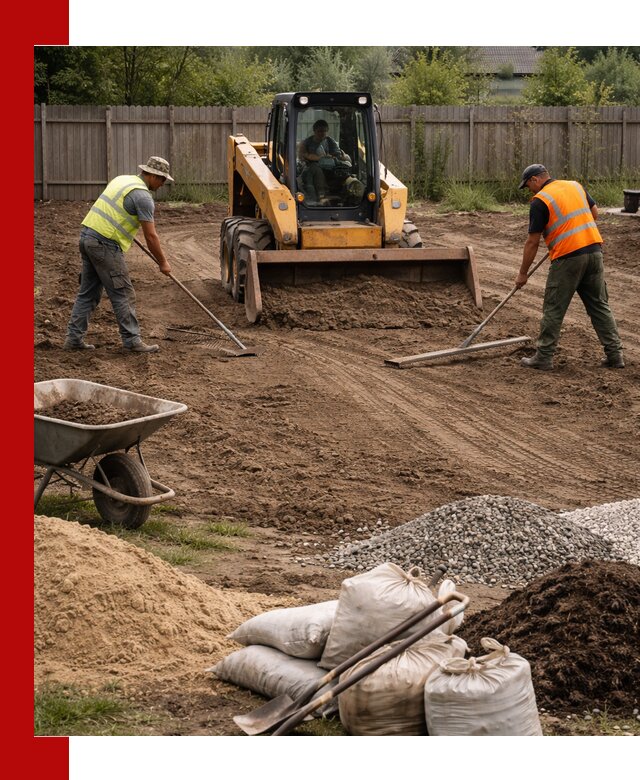 Выравнивание участка под строительство и благоустройство в Угличе