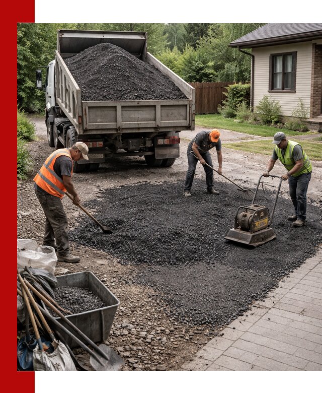 Асфальтовая крошка для двора с доставкой в Угличе